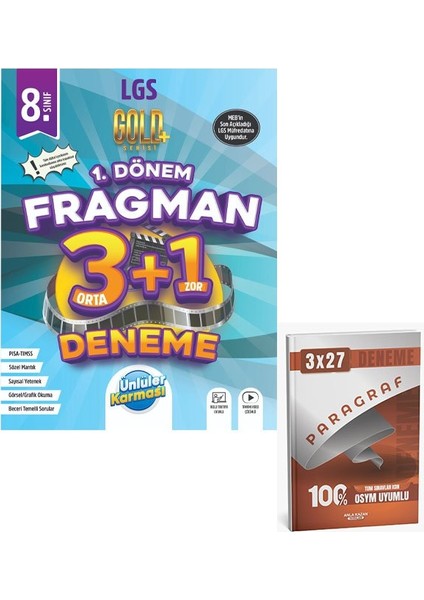Ünlüller 2026 Fragman 1. Dönem 3+1 Deneme+Anla Kazan Paragraf