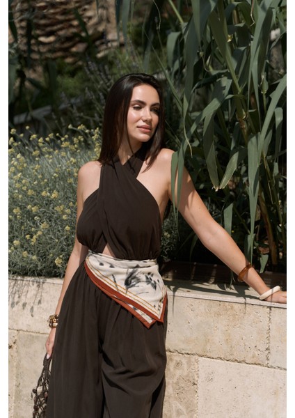 Lios Pencere Detay Kahve Uzun Tulum modelleri