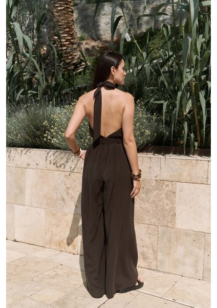 Lios Pencere Detay Kahve Uzun Tulum indirimleri