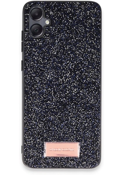 Onegif Samsung Galaxy A05 Bright Simli Kapak - Siyah Sptgl