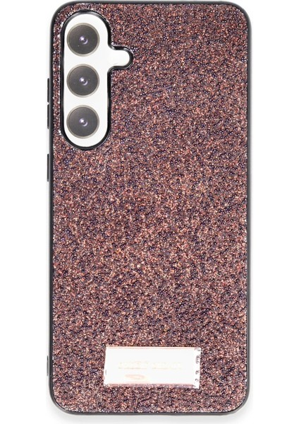 Onegif Samsung Galaxy A34 5g Bright Simli Kapak - Derin Mor Sptgl
