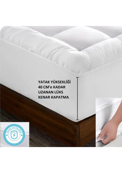 Pofuduk 400 Gr, Fitted Uyku Pedi,boyun,kalça Ağrıları Olan Kişiler Için ,2 Adet Yastık Kılıfı Hediyeli.