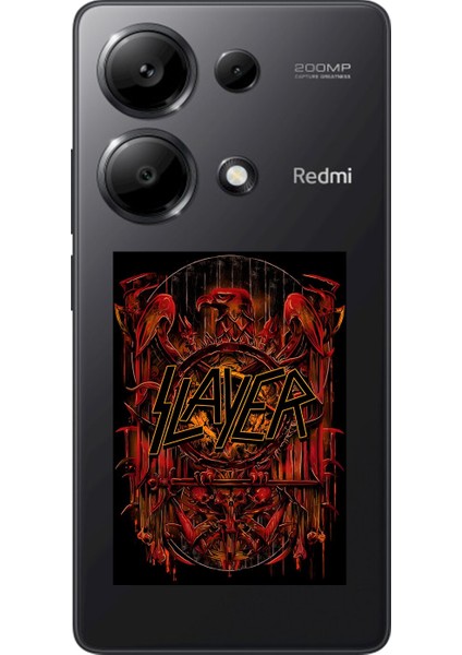 Xiaomi Redmi Note 13 Pro Uyumlu Şeffaf Kılıf Slayer Tasarımlı