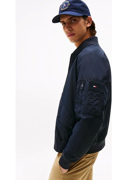 Packable Bomber Erkek Mavi Ceket MW0MW39629DW5 fiyatları