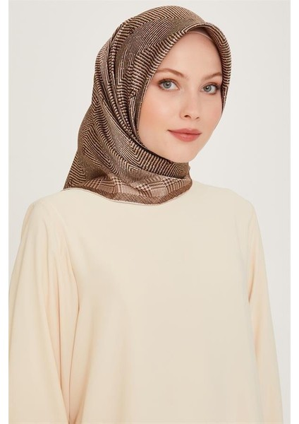 Ipek Eşarp 2025 Kış - 9252-80 Sütlü Kahve Twill