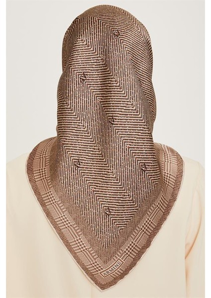 Ipek Eşarp 2025 Kış - 9252-80 Sütlü Kahve Twill