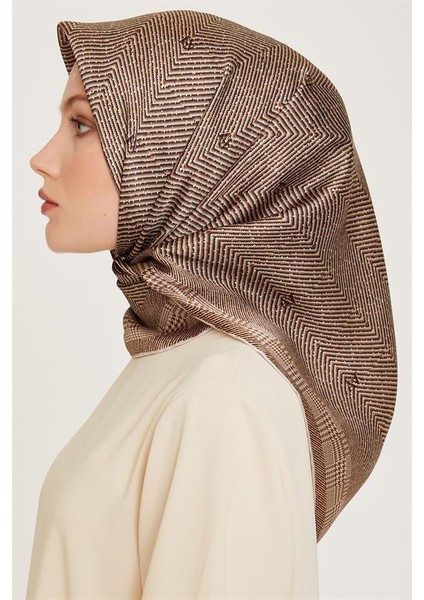 Ipek Eşarp 2025 Kış - 9252-80 Sütlü Kahve Twill