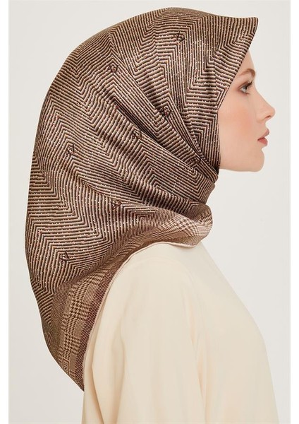 Ipek Eşarp 2025 Kış - 9252-80 Sütlü Kahve Twill