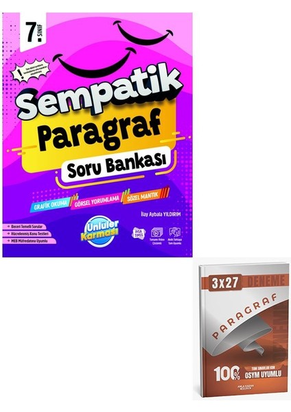 Ünlüller 2026 7.sınıf Sempatik Paragraf Soru Bankası+Anla Kazan Paragraf