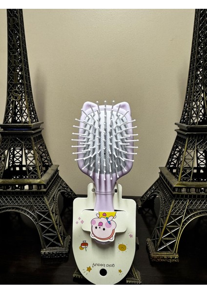 Bebek Tarağı Bebek Saç Fırçası Mor Renk