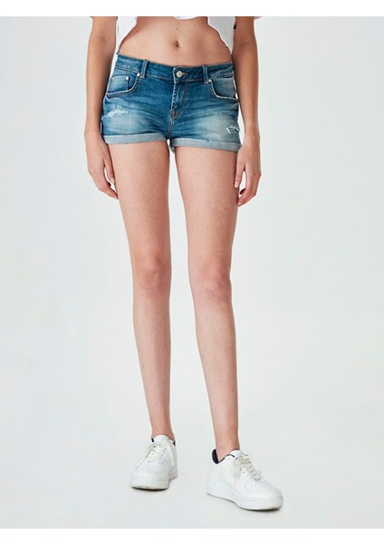Judıe Düşük Bel Jean Şort fiyatları