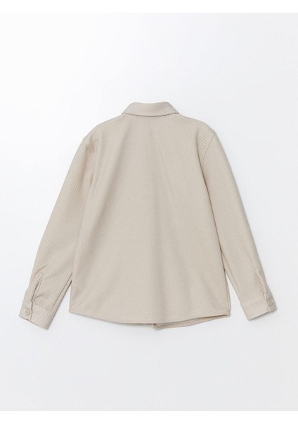 Uzun Kollu Erkek Çocuk Gömlek Ceket modelleri