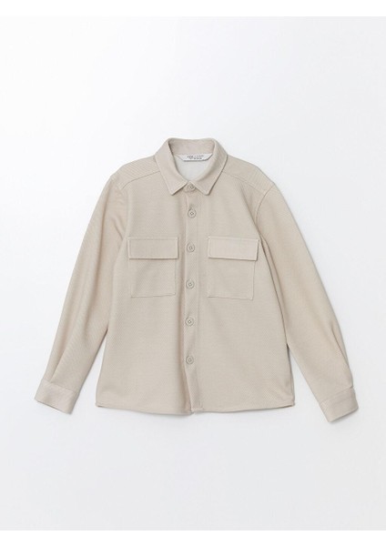 Uzun Kollu Erkek Çocuk Gömlek Ceket