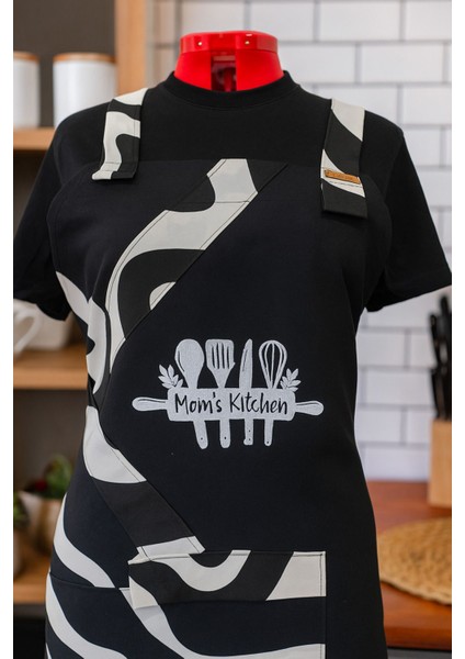 By Gg Design Logolu Battal Boy Anne Mutfak Önlük (Mom's Kitchen) fiyatları