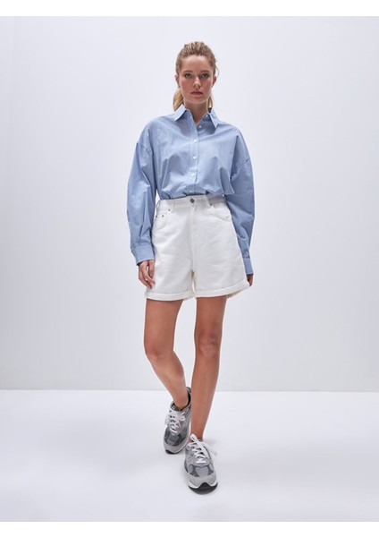 Belında Mom Jean Şort