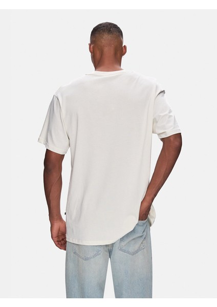 Sıfır Yaka Kısa Kol Relaxed Lila T-Shırt fiyatları