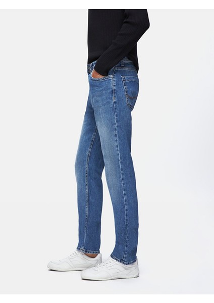 Hollywood Y Düz Paça Orta Bel Jean Pantolon Erkek Günlük Kullanım İçin Desenli Gri Kargo fırsatları