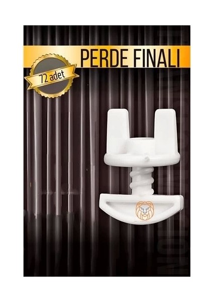 Bfs Perde Finali Perde Sonlandırıcı Stop Korniş Finali Sonu 72 Adet