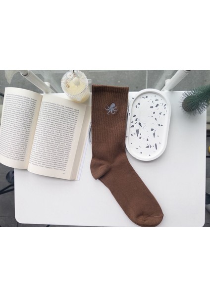 Sevimli Hayvan Nakışlı Renkli Unisex Yazlık Kışlık Soket Casual Pamuklu Çorap