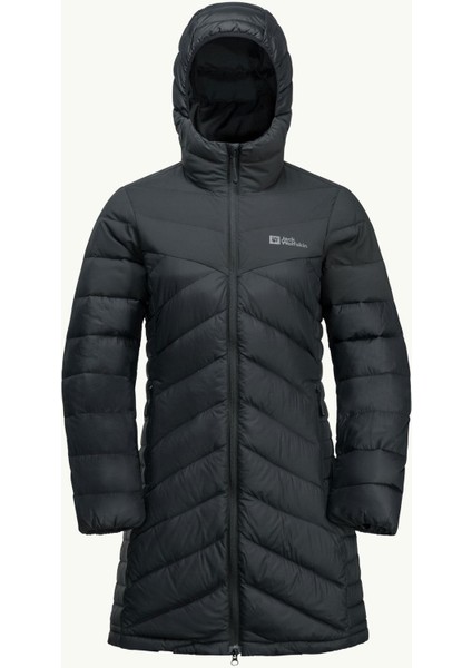 JACK WOLFSKİN TUNDRA DOWN COAT 1207751-6000 KADIN BLACK Mont&Ceket indirimleri