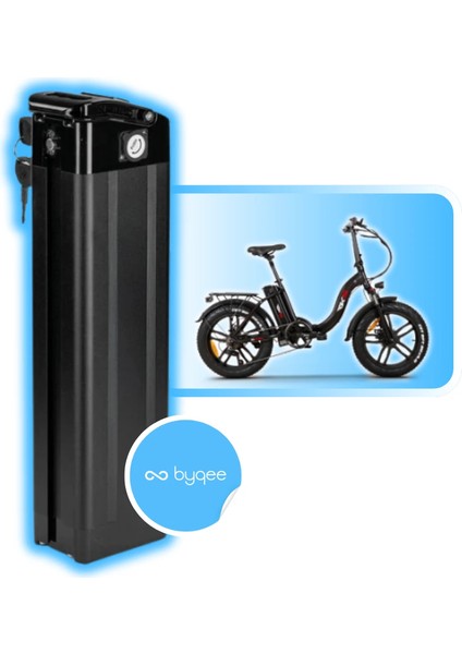 Rsı-X-Pro Elektrikli Bisiklet Batarya - 36V - 20 Ah ( Pil: DMEGC, Sağlık: >%100 )