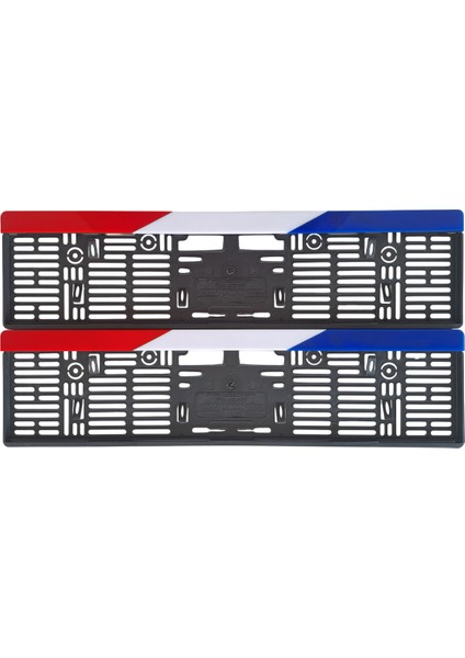 Fransa Bayraklı Özel Tasarım Oto Plakalık 2'li Takım Set indirimleri