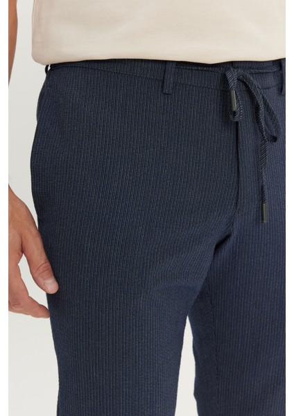 Comfort Fit Rahat Kesim Yan Cepli Desenli Beli Lastikli Pantolon fırsatları
