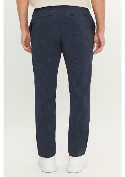 Comfort Fit Rahat Kesim Yan Cepli Desenli Beli Lastikli Pantolon indirimleri