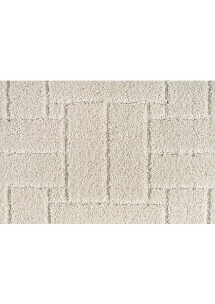 Moopy Oval Krem Bukleli Yumuşak Soft Dokuma Yolluk Halı Salon Halısı LP1001A_KREM fırsatları