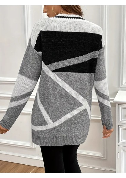 Kadın Uzun Kollu V Yakalı Kısa Triko Elbise indirimleri