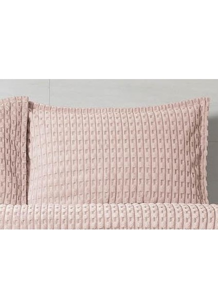 Modern Twist 3 Parça Çift Kişilik Battaniye Seti Kutulu 220X240 Blush modelleri