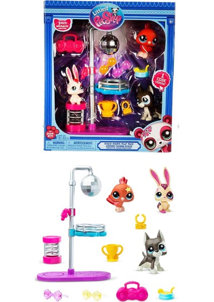 Disko Topu Dönüyor: Littlest Pet Shop Minişler Disko Oyun Seti Sahneyi Sallıyor!