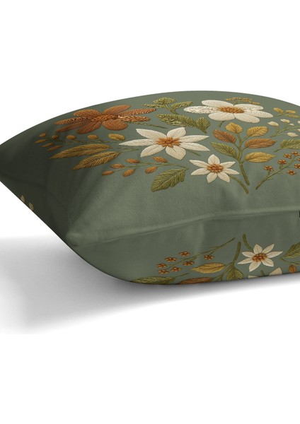 Çift Tarafı Dijital Baskılı Kırlent Kılıfı (Panç /punch Nakış Desen Görünümlü) modelleri