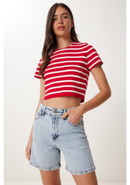 Bermuda Denim Şort Açık Mavi LUT0017