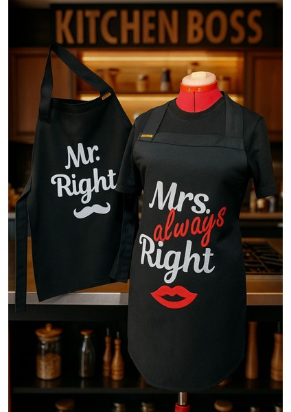 By Gg Design Mr. & Mrs. Ikili Mutfak Önlük modelleri