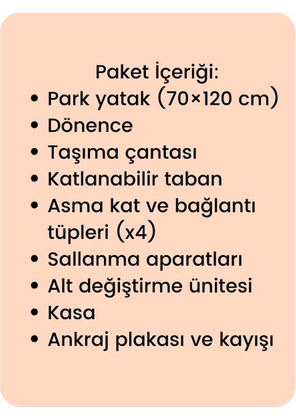 Beskar Anne Yanı Sallanır Cibinlikli Dönenceli Alt Açmalı Oyun Parkı Park Yatak Bebek Beşiği 70X120 CM indirimleri