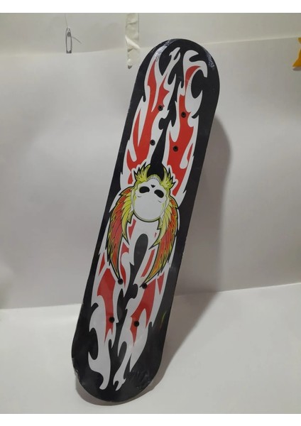Çift Desenli Silikon Tekerli Ortaboy Kaykay Uzunluk 60 cm Genişlik 15 cm