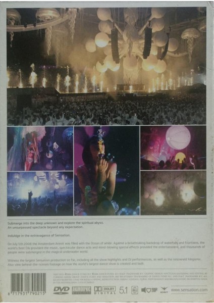 Dikkat DVD Various – Sensation - The Ocean Of White
