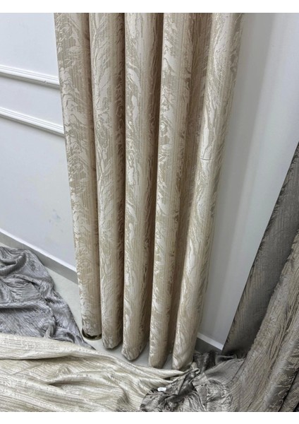 Nivemeshome Bade V_5206 1/3 Sık Pileli Fon Perde Apm