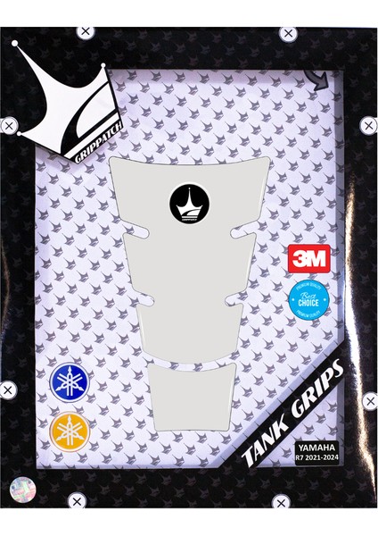 Yamaha R7 2021-2024 ile Uyumlu Kaydırmaz Şeffaf Depo Koruma Tank Pad GT58CP fiyatları