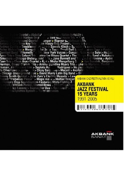 Dikkat CD Various – Akbank Jazz Festival 15 Years (1991-2005)