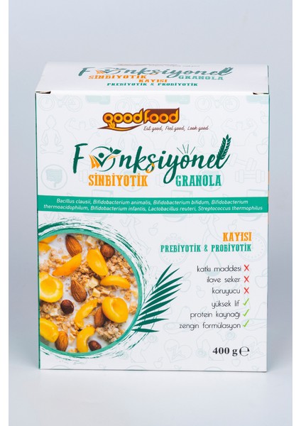 SİNBİYOTİK GRANOLA KAYISI 400 gr