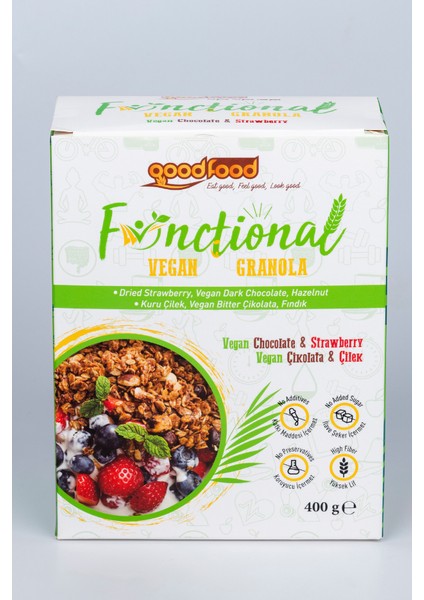 Vegan Çikolata & Çilek Granola 400 g