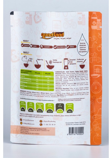 PORTAKAL & ÇİKOLATA GRANOLA 140 gr modelleri