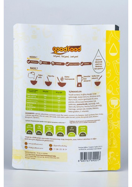 Emziren Annelere Özel Malt ve 7 Özel Bitki İçeren granola, 3'lu Paket Hindistan Cevizi & Muzlu, 3x140 gr indirimleri