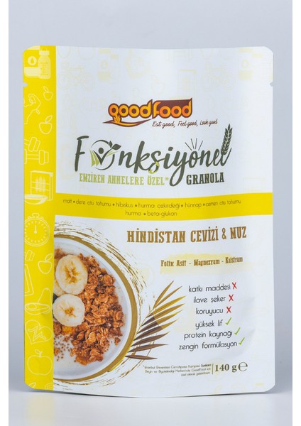 Emziren Annelere Özel Malt ve 7 Özel Bitki İçeren granola, 3'lu Paket Hindistan Cevizi & Muzlu, 3x280 gr fırsatları