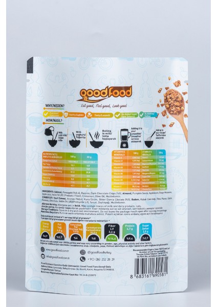 Ananaslı ve Çikolatalı Granola 200 gr modelleri