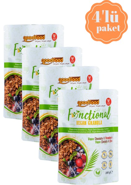 Vegan Granola 4'lü Fırsat Paketi
