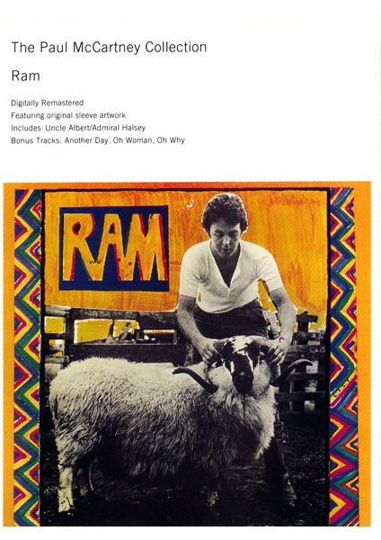 Dikkat CD Paul & Linda Mccartney – Ram