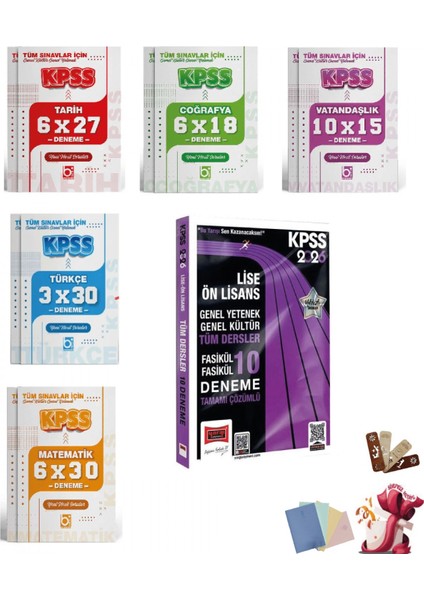 2026 Kpss Lise Ön Lisans Tüm Dersler Fasikül Çözümlü Deneme Seti